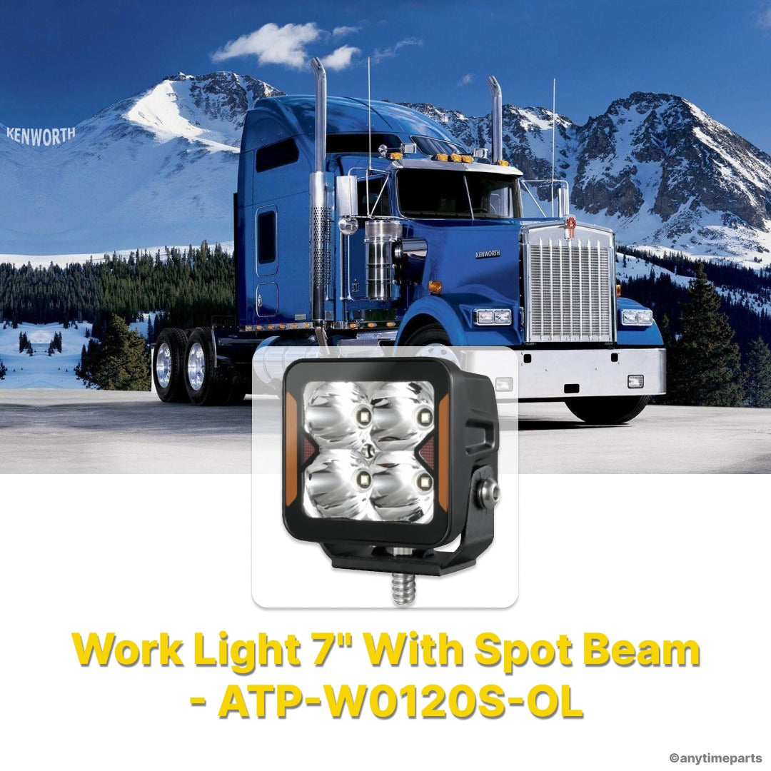 Work Light 7" With Spot Beam - ATP-W0120S-OL