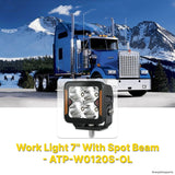 Work Light 7" With Spot Beam - ATP-W0120S-OL
