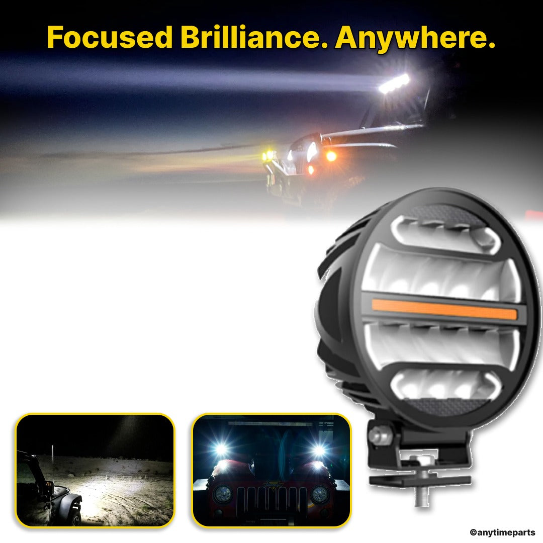 DRIVING LIGHT 7" WITH SPOT BEAM - ATP-D0390S-P7