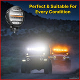 DRIVING LIGHT 7" WITH SPOT BEAM - ATP-D0390S-P7