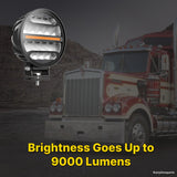 DRIVING LIGHT 7" WITH SPOT BEAM - ATP-D0390S-P7