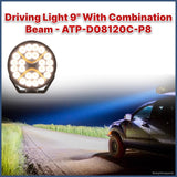 Driving Light 9" With Combination Beam - ATP-D08120C-P8