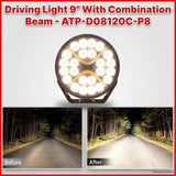 Driving Light 9" With Combination Beam - ATP-D08120C-P8