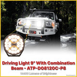 Driving Light 9" With Combination Beam - ATP-D08120C-P8