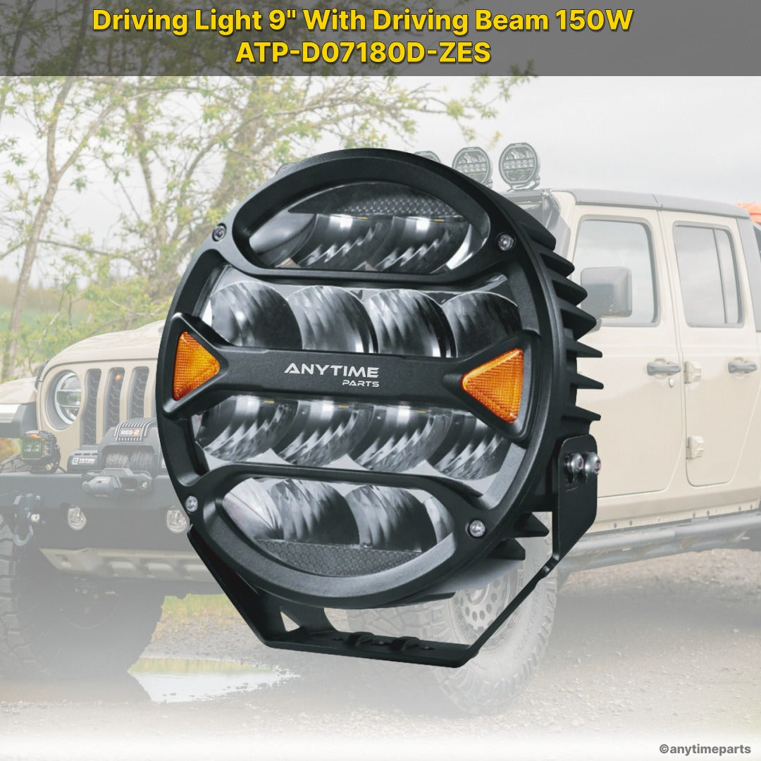 Driving Light 9" With Driving Beam 150W  - ATP-D07180D-ZES