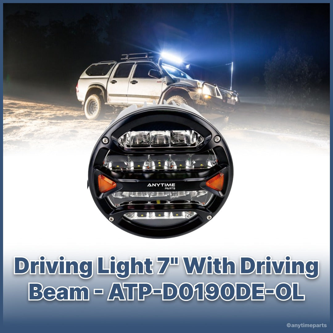 Driving Light 7" With Driving Beam - ATP-D0190DE-OL