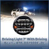 Driving Light 7" With Driving Beam - ATP-D0190DE-OL