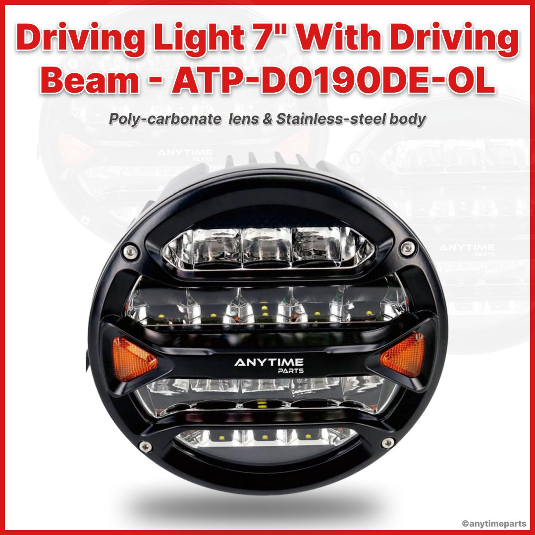 Driving Light 7" With Driving Beam - ATP-D0190DE-OL