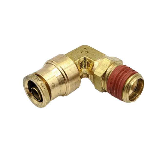Male 90 Swivel Elbow Quick Connect 3/8" Tube X 1/2" Mpt