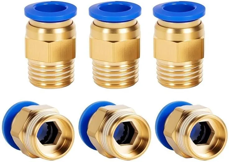 [M1868X6X4] Connector Push Connect 6Mm X 1/4Npt - M1868X6X4