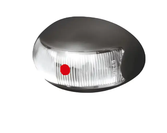 [BR3RL] Roadvision 10-30V LED Oval Marker Lamp 60 X 37 - Red 2.5m - BR3RL