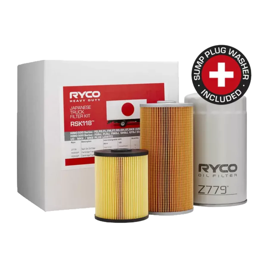 [RSK118] RYCO FILTER KIT HINO 500, UD MK/PK SERIES -RSK118