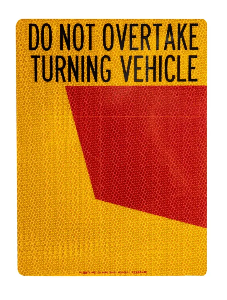 [ATP-REF300X400-DNOTV-V] REFLECTIVE DNOTV VINYL SIGN 300 X 400