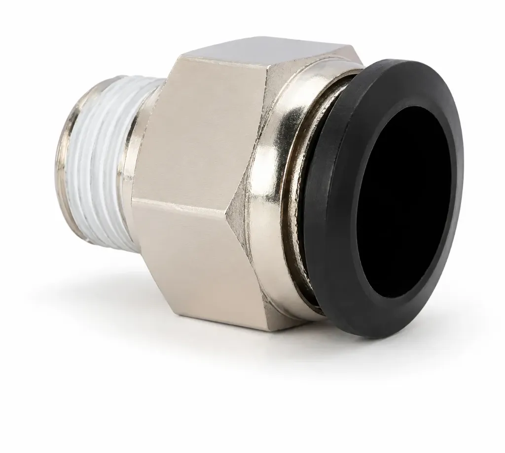 [1868X4X4] Male Connector Quick Connect 1/4" Tube X 1/4" Mpt