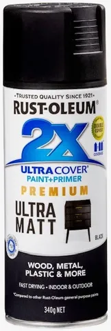 [357856] RUST-OLEUM ULTRA MATT BLACK -357856