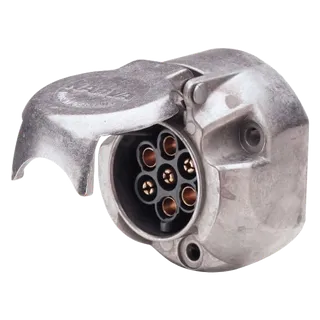 [82062NA] TRAILER SOCKET LGE. 7 PIN ROUND METAL FEMALE - 82062NA
